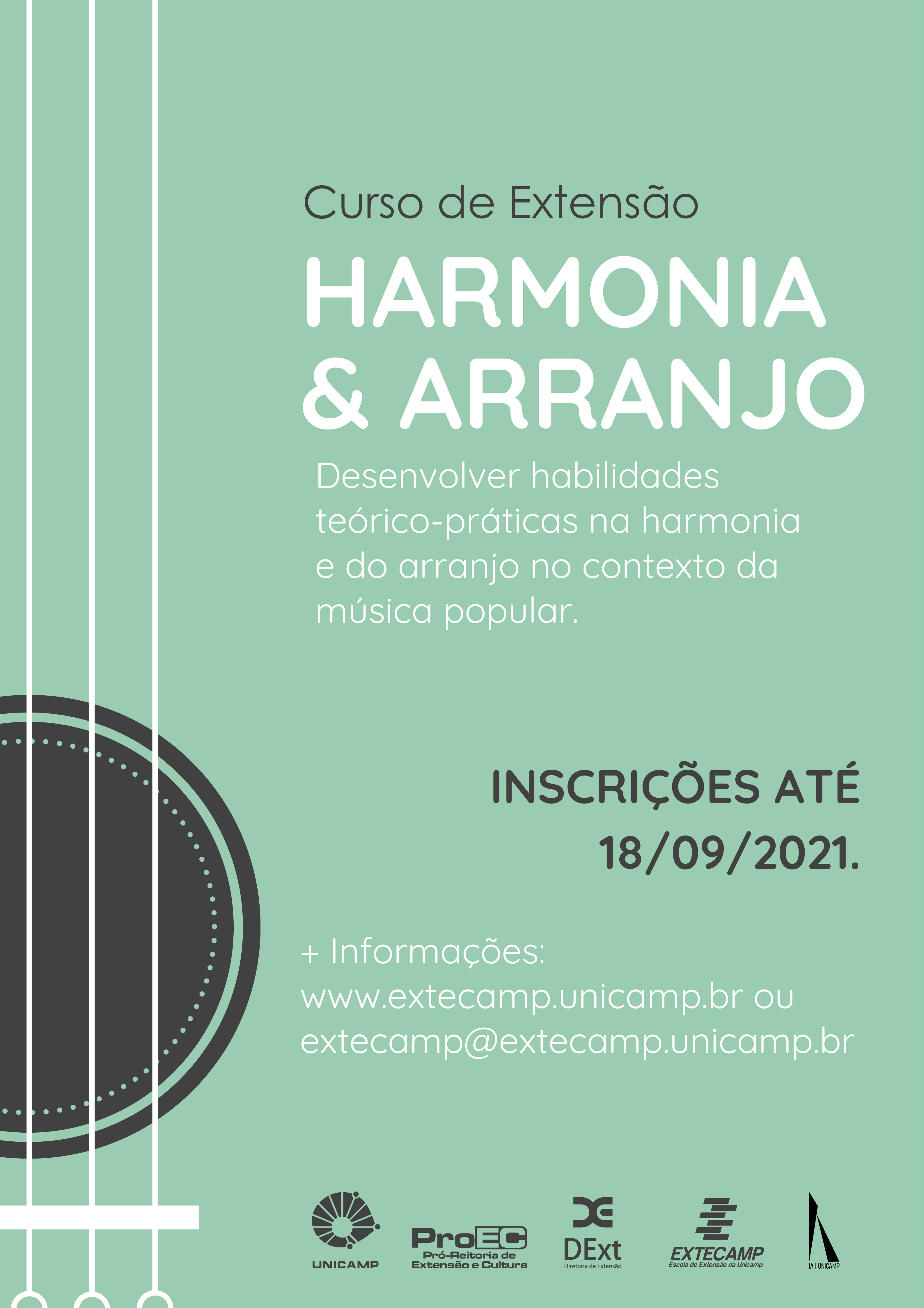 EXTECAMP - Escola de Extensão da UNICAMP - (19) 3521-4646 ou 3521-4647